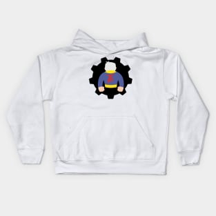 V-76 Black Kids Hoodie